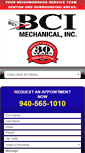 Mobile Screenshot of bcimechanical.com